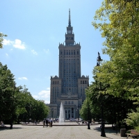 Polen: Kulturpalast in Warschau