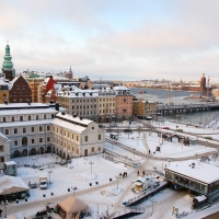 Stockholm: Blick von Katarinahissen