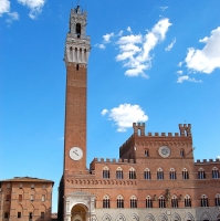 Toskana: Siena, Palazzo Publico mit Torre del Mangia