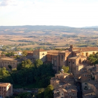 Toskana: Siena, Blick vom Torre del Mangia