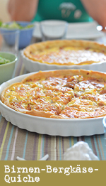 Birnen-Bergkäse-Quiche