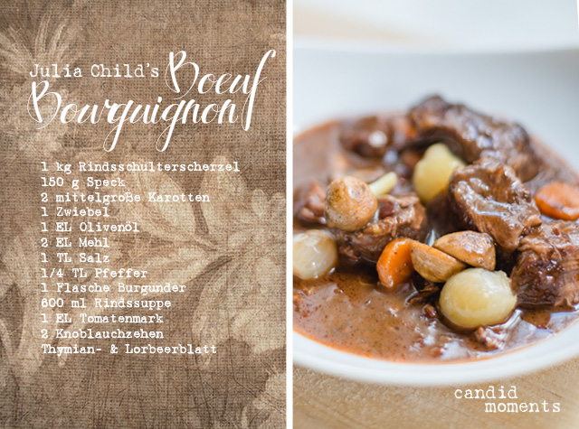 Boeuf Bourguignon Julia Child Rezept candid moments fotografie SIlvia Hintermayer