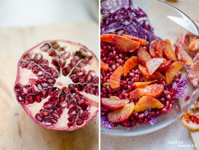 Rotkraut-Granatapfel-Salat