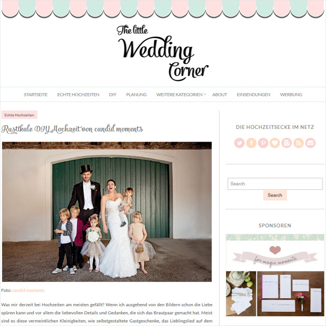 The Little Wedding Corner | Silvia Hintermayer | candid moments